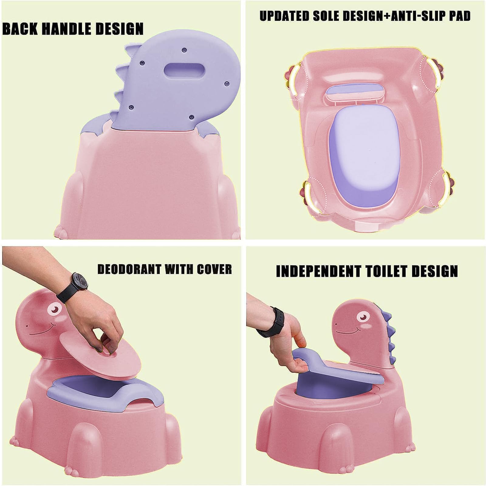 توالت فرنگی کودک طرح دایناسور