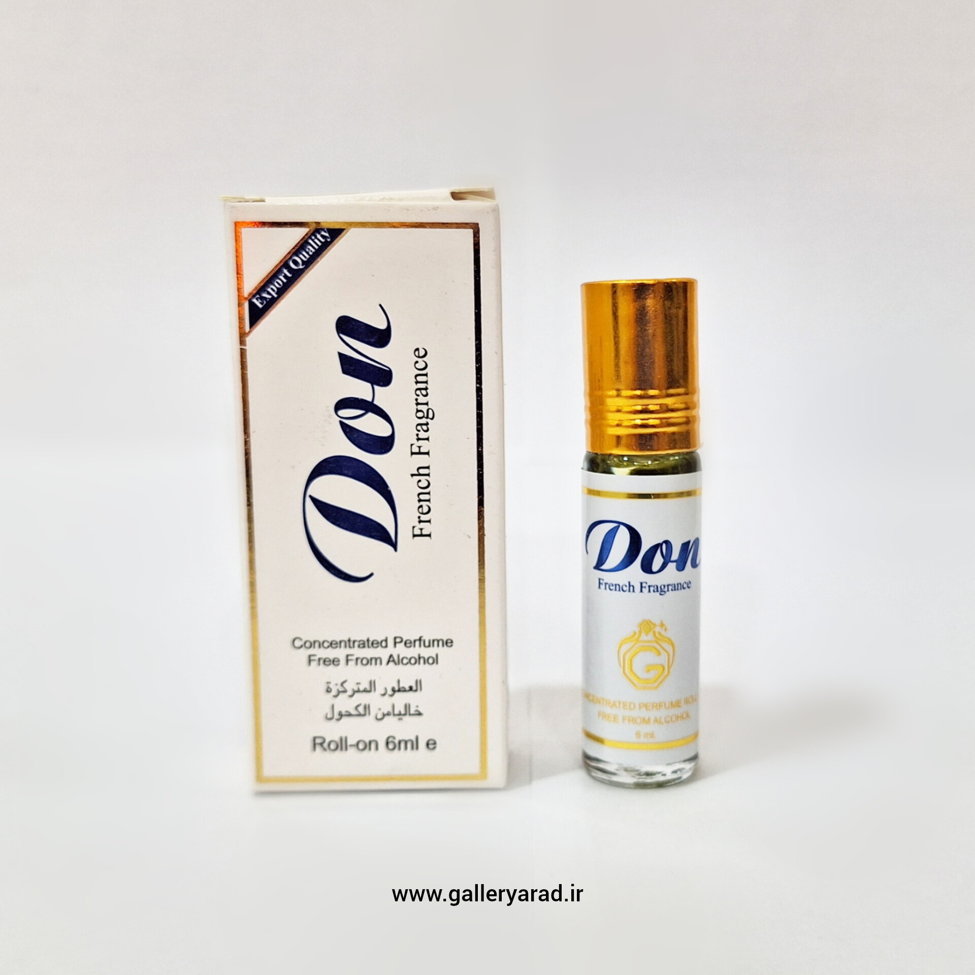 عطر رولی don رایحه ی صابونی حجم 6 میل بدون الکل