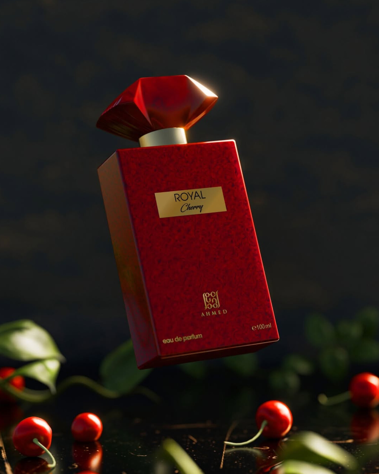 عطر ادکلن رویال چری احمد مغربی حجم 100 میل