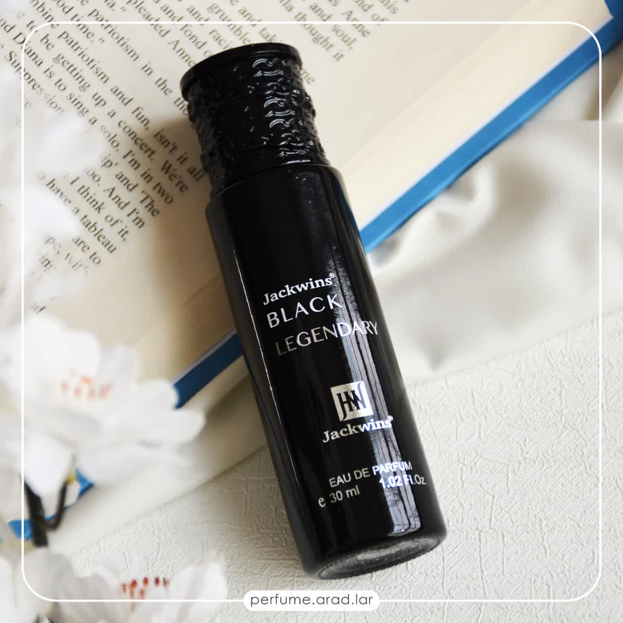 ادکلن مردانه جانوین /جکوینز مدل لجندری بلک رایحه مونت بلانک لجند حجم 30 میل