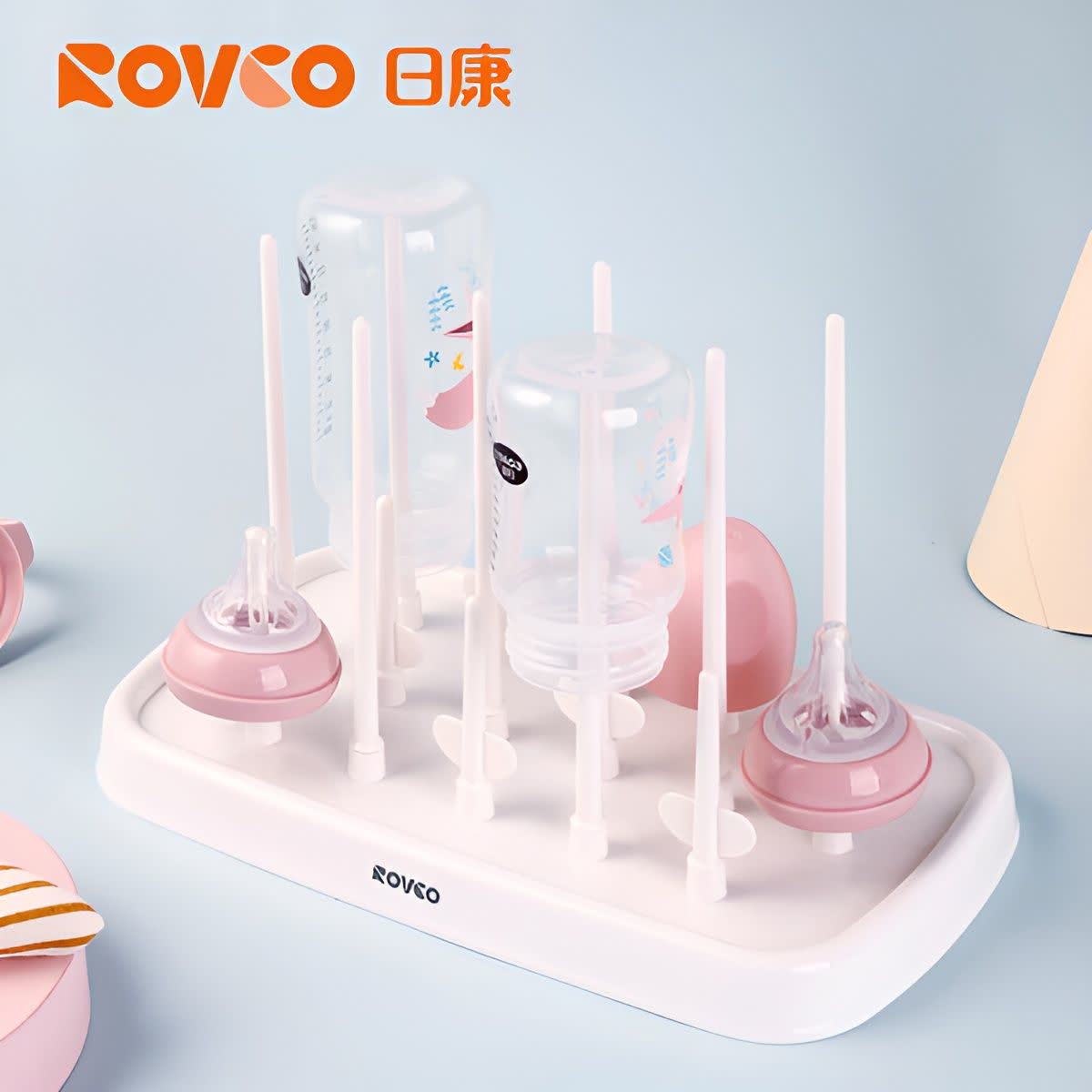 آبچکان شیشه شیر و لوازم کودک رووکو Rovco