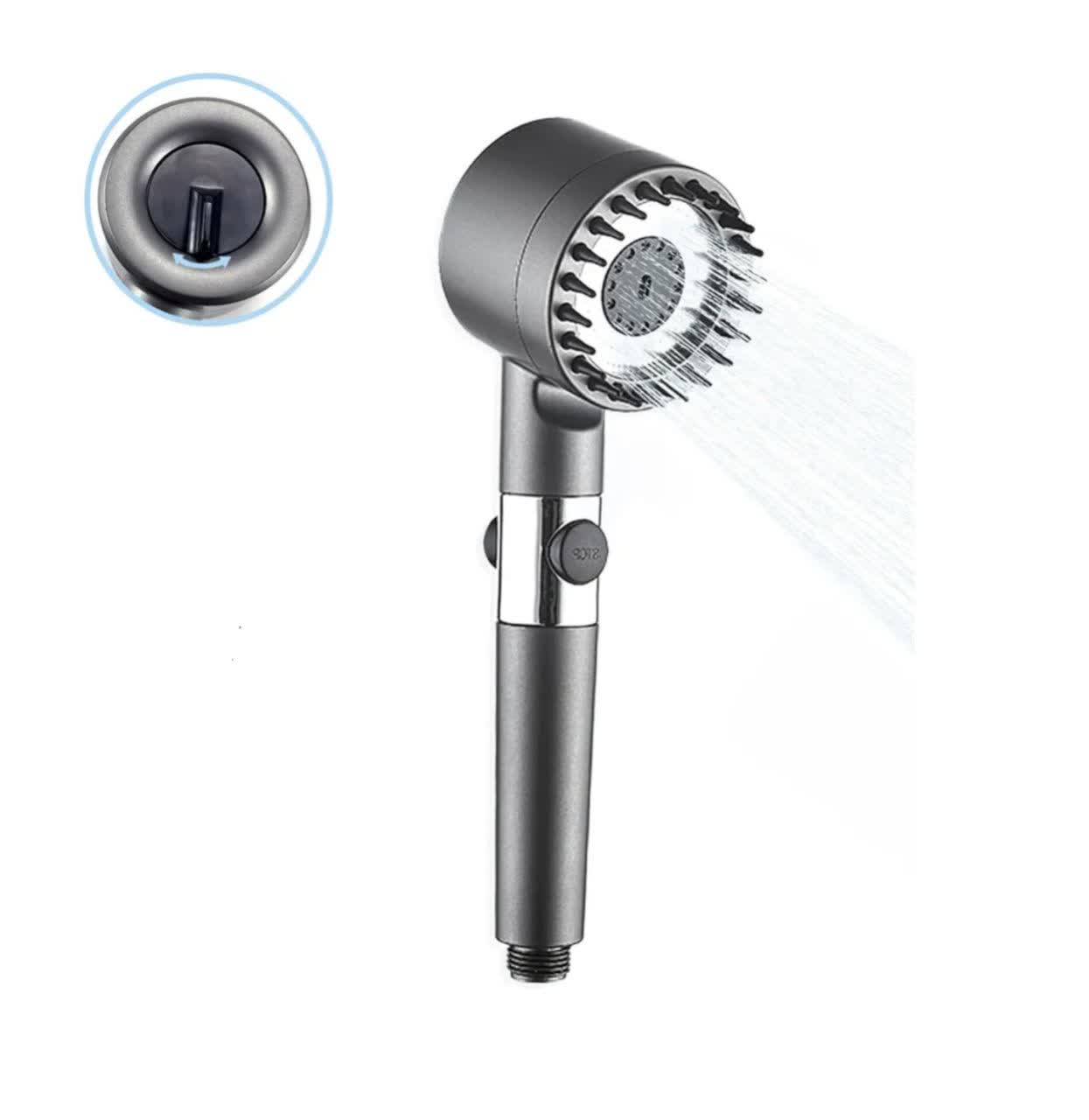 سر دوش حمام مدل توربو ماساژور دار 4 حالته