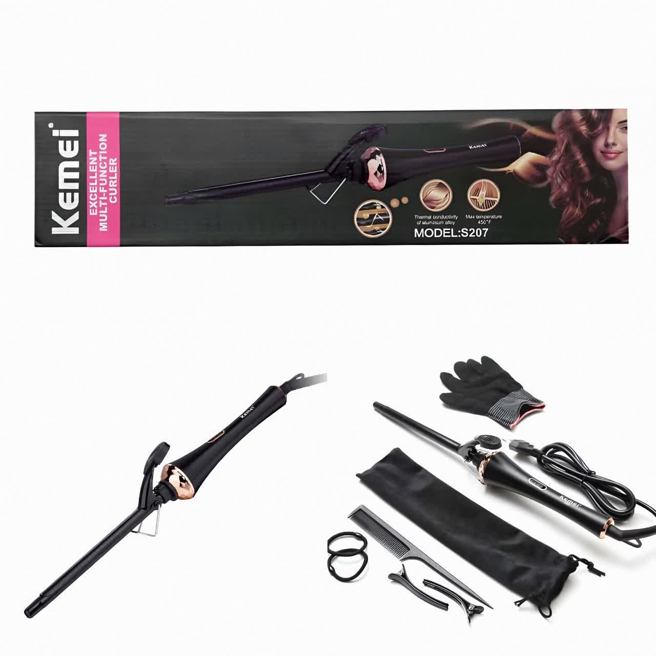 دستگاه فر کننده مو کیمی kemei مدل s207