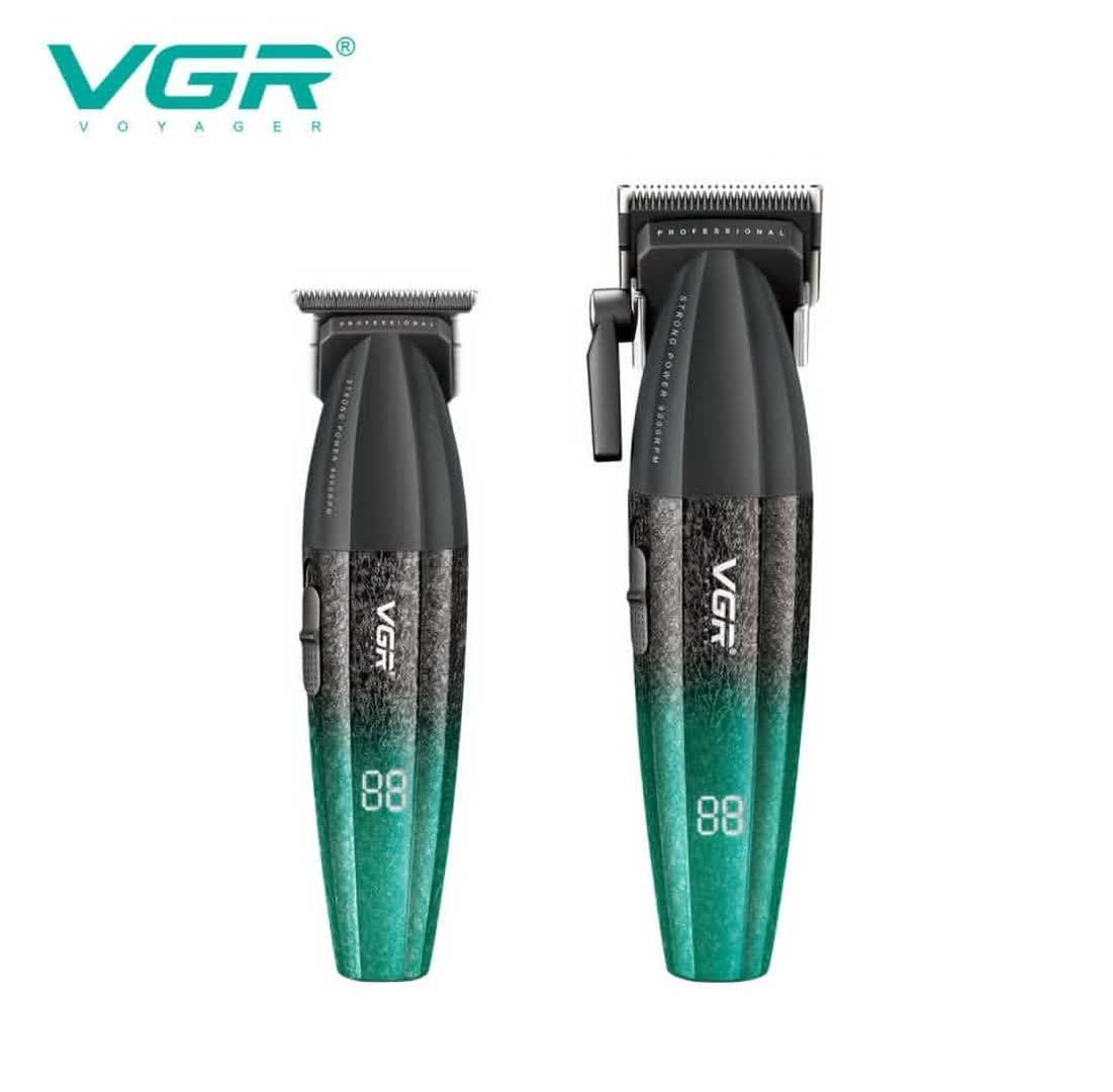 ست ماشین اصلاح حرفه ای حجم زن و خط زن وی جی آر مدل VGR V-640
