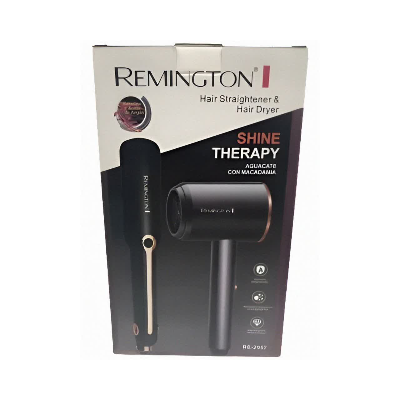 ست سشوار و اتو مو رمینگتون مدل 2567