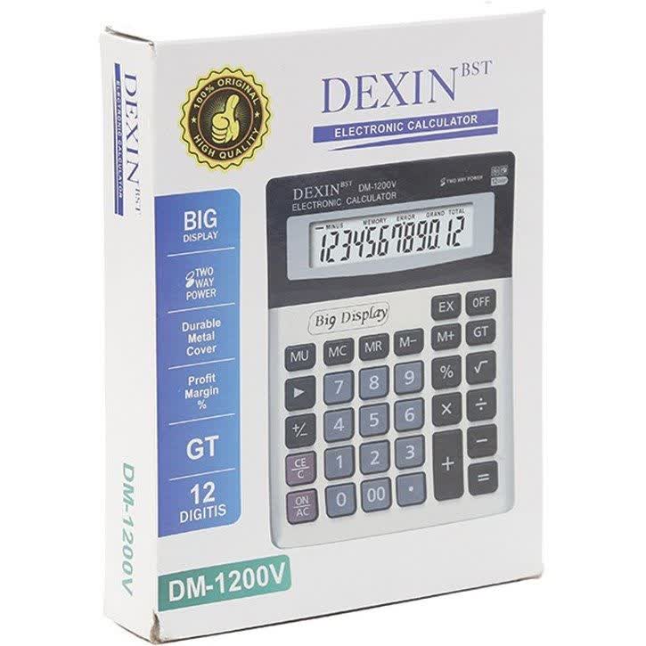 ماشین حساب DM-1200V دکسین رومیزی دوصفر 12 رقم