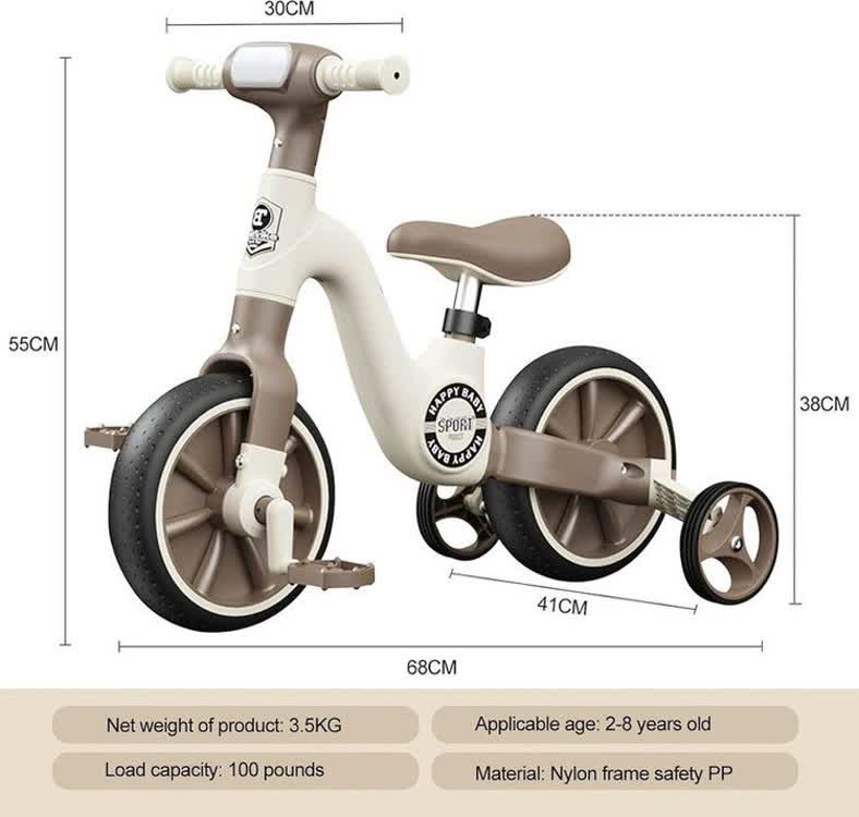 سه چرخه کودک موزیکال و چراغ دار chicago