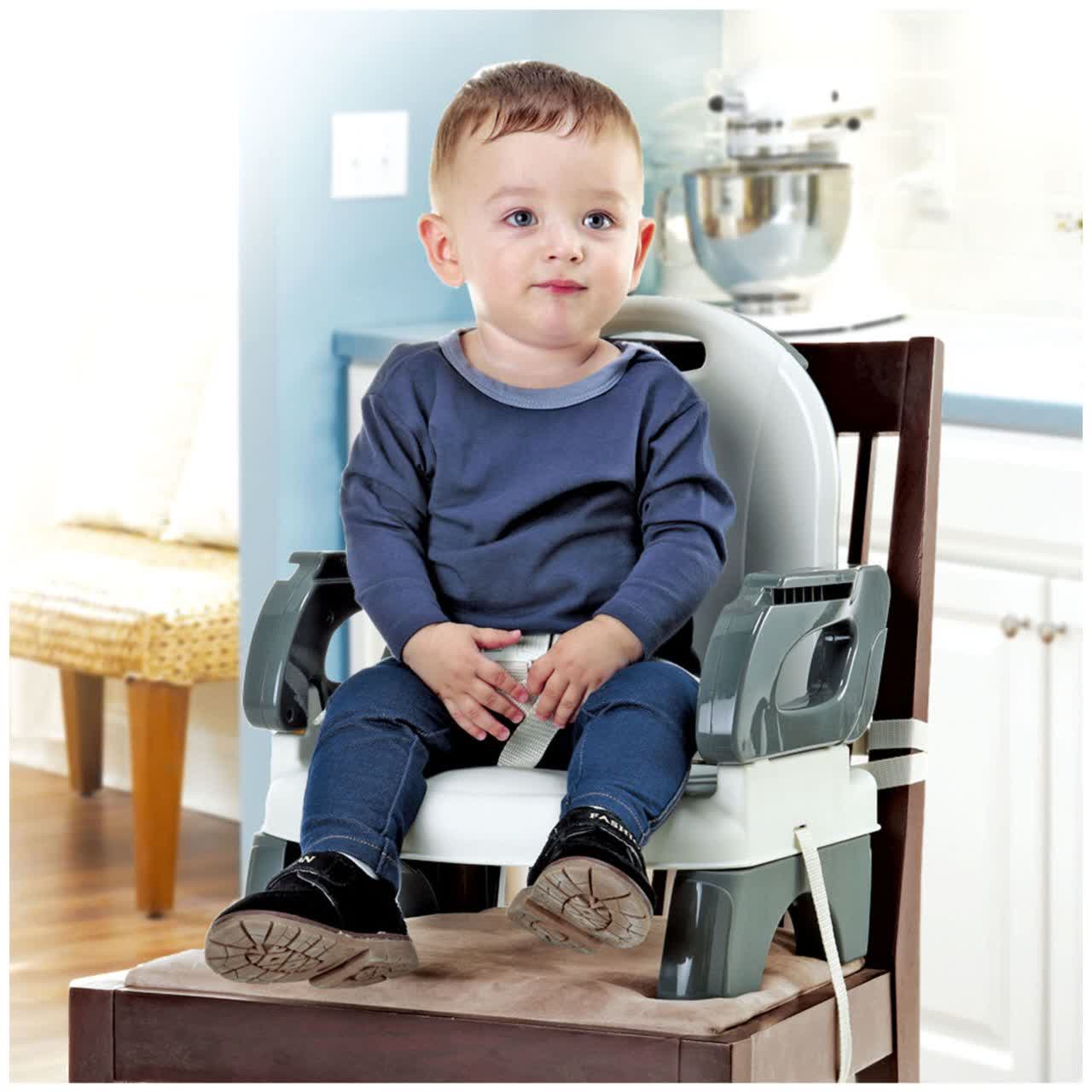 صندلی غذای پرتابل ماستلا Mastela ( سفید طوسی )