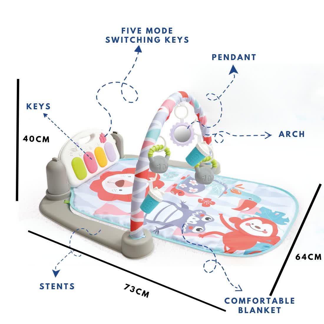 تشک بازی موزیکال پلی گیم پیانویی بلوتوث دار