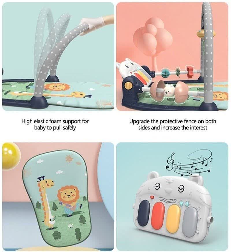 تشک بازی موزیکال کودک چراغدار برند یولین Youleen