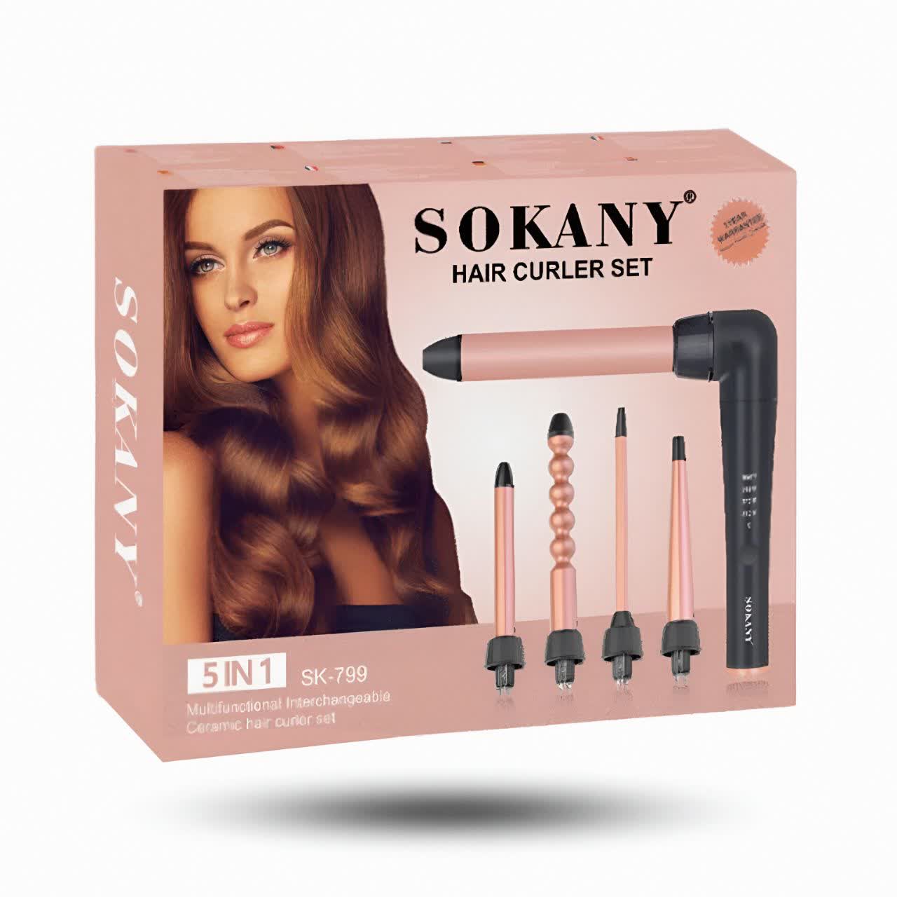 بابلیس فرکننده مو حرفه ای 5 کاره سوکانی مدل SK-799