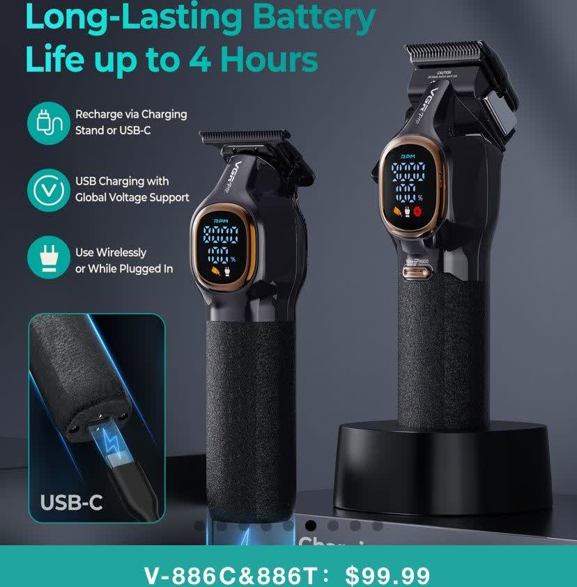 ست حرفهای وی جی آر مدل V886S2