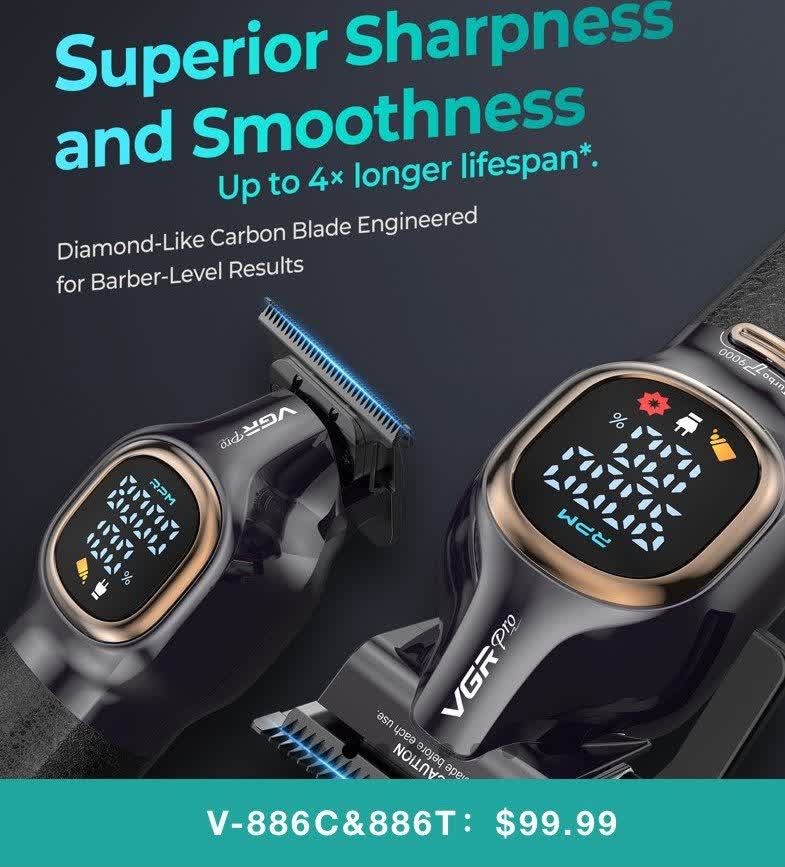 ست حرفه‌ای وی جی آر مدل V886S2