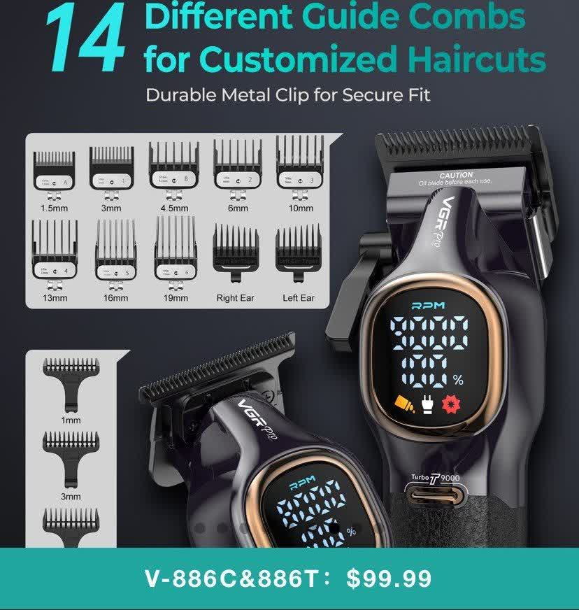 ست حرفهای وی جی آر مدل V886S2