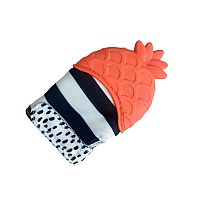 دستکش دندانگیر سیلیکونی کودک طرح آناناس