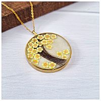 گردنبند رزین زلف