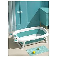 وان چرمی تاشو رنگ فیروزه ایی