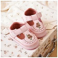 پاپوش کد A214 گلدوزی صورتی