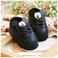 پاپوش کد A154 میکی موس مشکی برگه بلند