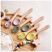 ست قاشق چنگال سیلیکونیO263-Kidilo